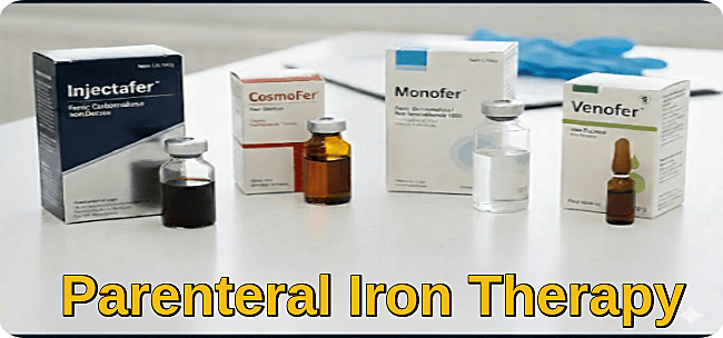 Parenteral Iron Therapy intravenous iron administration for Iron Deficiency Anemia