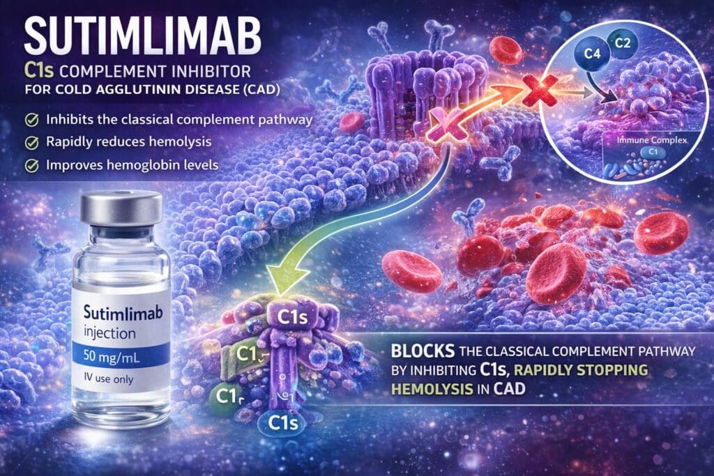 Sutimlimab C1s Inhibitor for Cold Agglutinin Disease CAD